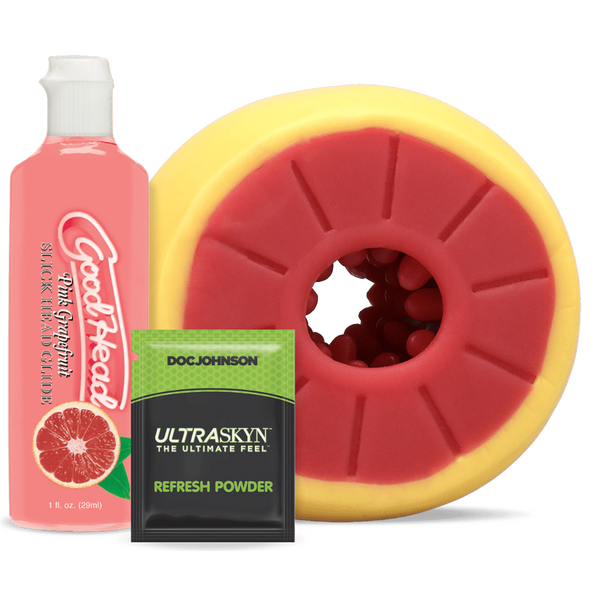 Goodhead Grapefruit Blowjob Set With Glide Sleeve > Lube > Oral Gels & Sprays
