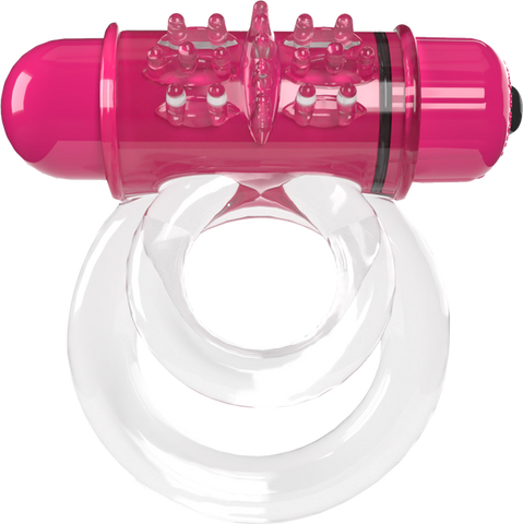 Double O 6 4T High Pitch Treble (Strawberry) > Cock Ring > Vibrating