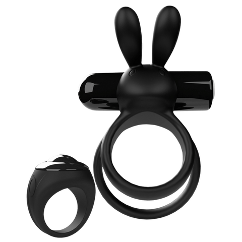 Ohare XL (Black) – Rechargeable Waterproof Remote Control Rabbit Vibrator > Sex Toys > Couples Toys