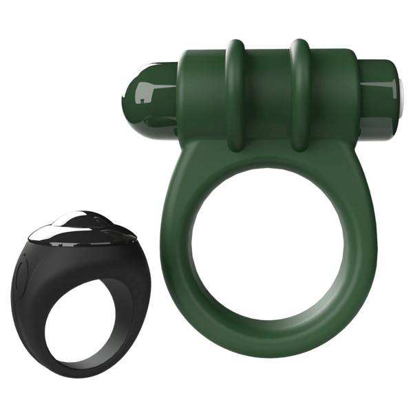 Remote Control Switch Vibe (Green) – Rechargeable Waterproof Double-Sided Vibrating Cock Ring > Cock Ring > Vibrating
