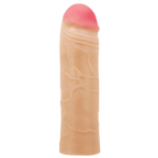 Chane 7.1 Inch Penis Extender Sleeve – Ultra Realistic Textured Sleeve > Sex Toys For Men > Penis Sleeves
