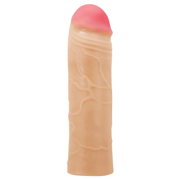 Chane 7.1 Inch Penis Extender Sleeve – Ultra Realistic Textured Sleeve > Sex Toys For Men > Penis Sleeves
