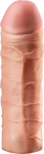 Fantasy X-tensions Mega 1 Inch Extension – Flexible Fanta Flesh Penis Extension > Sex Toys For Men > Penis Sleeves