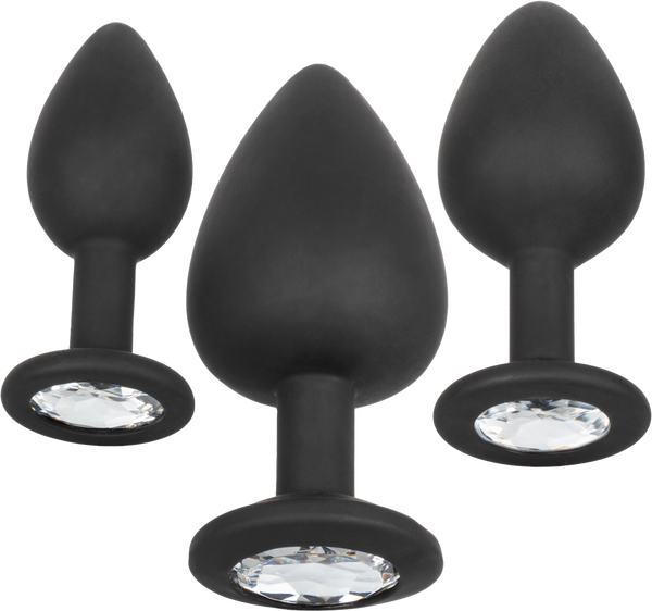 Silicone Gem Anal Kit – Set of 3 Graduated Anal Plugs > Anal Range > Butt Plug Kits