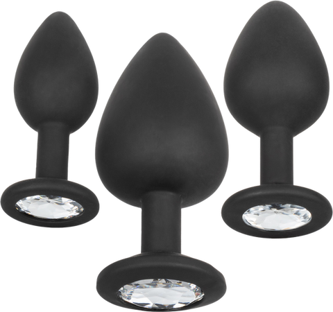 Silicone Gem Anal Kit – Set of 3 Graduated Anal Plugs > Anal Range > Butt Plug Kits