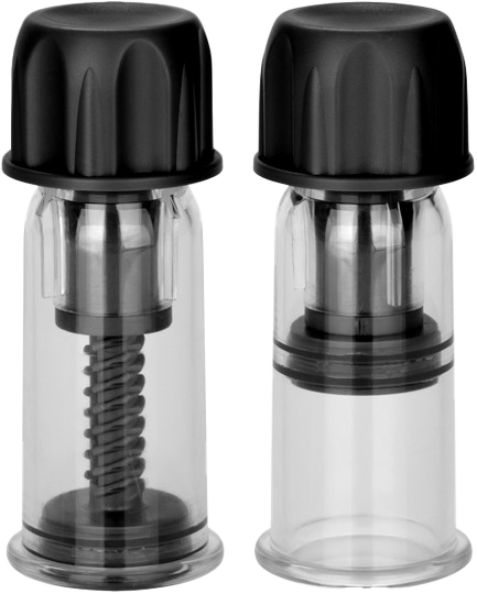 Colt Nipple Pro-Suckers (Black) – Adjustable Suction Nipple Clamps > Sex Toys > Nipple Suckers