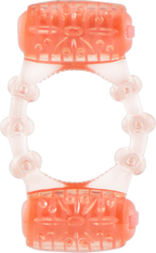 Two-O Vibrating Ring – Dual Motor Stretchy Silicone Couples Vibrator Ring > Cock Ring > Vibrating