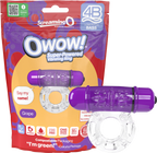 Screaming O 4B OWow Vibrating Ring – Body-Safe SEBS Material Vibrating Ring > Cock Ring > Vibrating