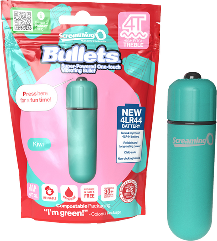 Bullets 4T High Pitch Treble (Kiwi) Teal > Vibrators > Mini Vibrators
