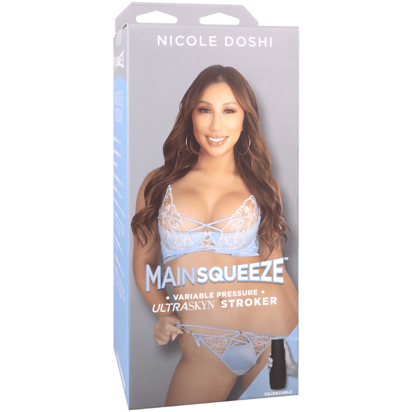 Nicole Doshi Main Squeeze Ultraskyn – Lifelike Textured Hard-Case Male Masturbator Beige > Sex Toys For Men > Masturbators > Pornstar