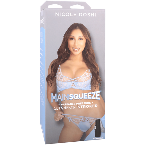 Nicole Doshi Main Squeeze Ultraskyn – Lifelike Textured Hard-Case Male Masturbator > Sex Toys For Men > Masturbators > Pornstar