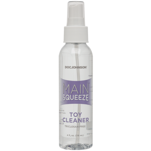 Doc Johnson Main Squeeze Toy Cleaner Spray (4 Fl Oz) – Safe Vegan Formula Toy Cleaner > Essentials > Toy Cleaners