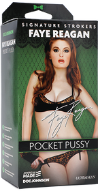 Faye Reagan Ultraskyn – Ultra-Realistic Molded Pocket Pussy Black > Sex Toys For Men > Masturbators > Pornstar