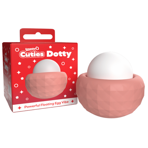 Cuties - Dotty Rechargeable Floating Egg Vibe (Dusty Rose) Pink > Sex Toys For Ladies > Rose Stimulators