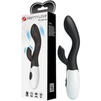 Brighty G-Spot and Clitoral Rabbit Vibrator – Dual Stimulation Vibrator Black > Sex Toys For Ladies > G-Spot Vibrators