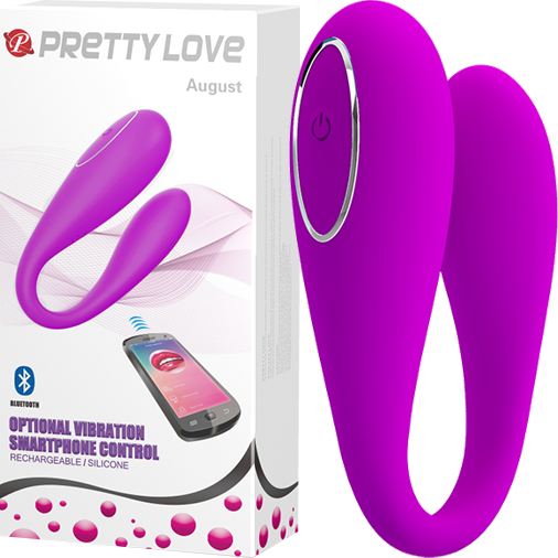 August Clit Stimulator – App-Controlled Rechargeable High-Quality Silicone Clit Stimulator Purple > Sex Toys > Remote Control Toys