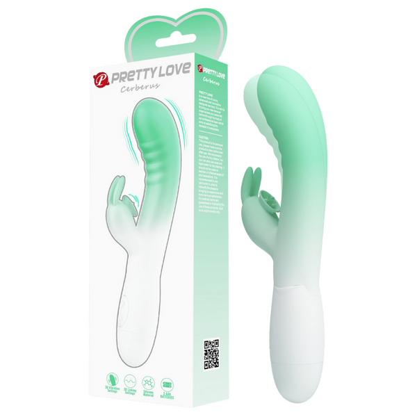 Cerberus Rabbit Vibrator – Slim Silicone Body with 30 Vibration Modes One Size > Vibrators > Ladies > Rabbit