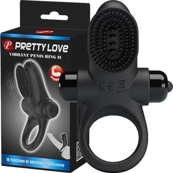 Vibrant Penis Ring II – Silicone Vibrating Penis Ring Black > Sex Toys > Couples Toys