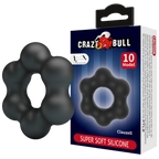 Clauzell No.10 Super Soft Silicone Cockring – Soft Flexible Silicone Ring Black > Cock Ring > Single