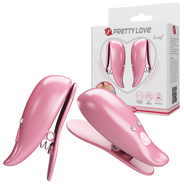 Pretty Love Leaf Wireless Vibrating Nipple Clamps > Sex Toys > Nipple Clamps
