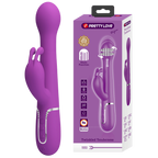 Pretty Love Twinkled Tenderness Thrusting Dual Motor Rabbit Vibrator Pink > Vibrators > Ladies > Rabbit