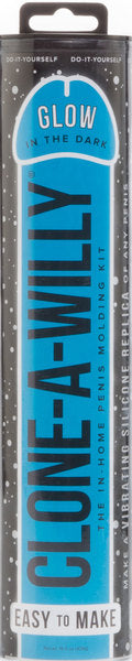 Clone-A-Willy Glow in the Dark Kit – Penis Casting Kit Blue > Dildos > Mould Your Own Kits