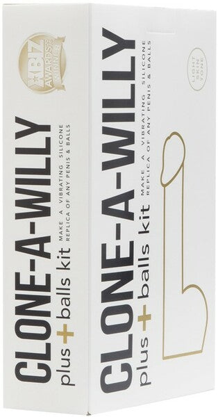 Clone-A-Willy Plus With Balls (Light Tone) Beige > Dildos > Mould Your Own Kits
