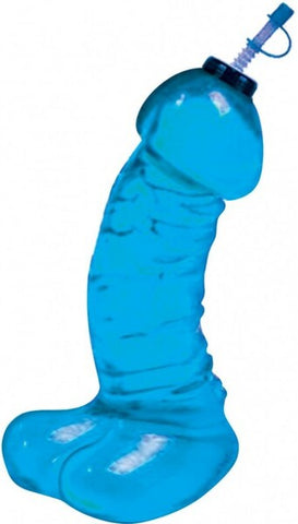 Dicky Chug Sports Bottle – 16 Ounce Penis Shaped Sports Bottle Blue > Novelties > Bachelor & Bachelorette Items