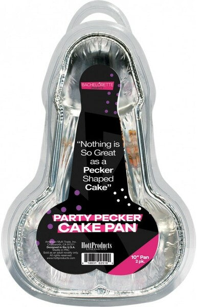 Peter Party Medium – 10 Inch Penis Shaped Cake Pan Set of 2 Bakeware Silver Medium > Novelties > Bachelor & Bachelorette Items