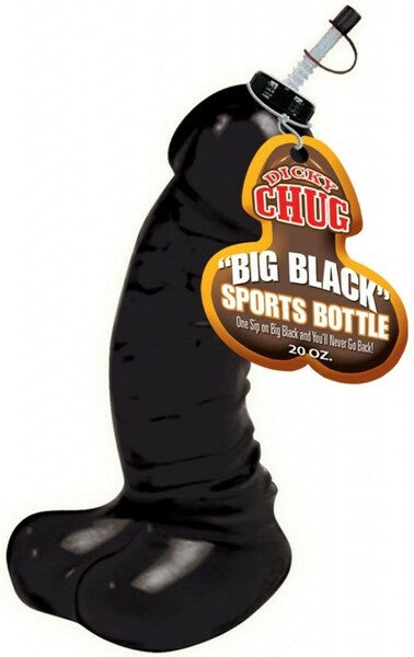 Dicky Chug Sports Bottle – Large Capacity Hydration Bottle with Anatomical Design Black > Novelties > Gag Gifts