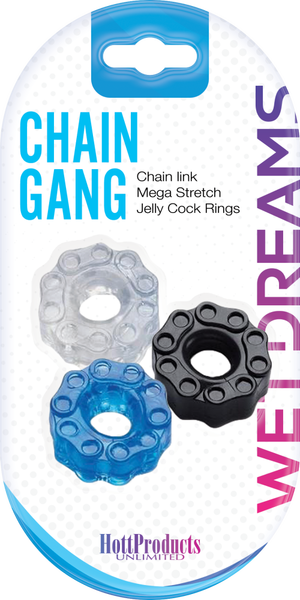 Chain Gang Erection Rings Multi > Cock Ring > Sets
