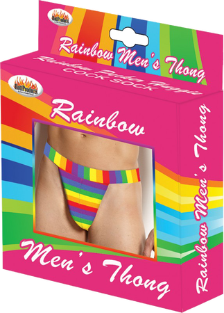 Rainbow Mens Thong – Colorful Striped Comfortable Men's Underwear Rainbow > Novelties > Gag Gifts