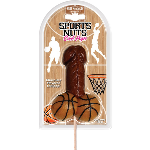 Sports Nuts Cock Pop – Novelty Flavored Edible Candy Lollipop Basketball > Novelties > Candy & Edible Items