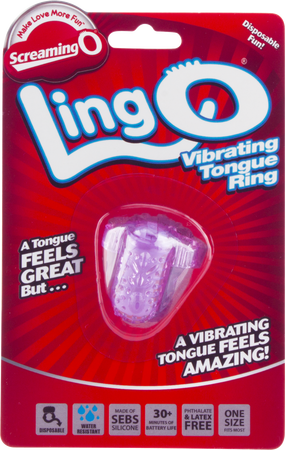 Screaming O LingO – Rechargeable Tongue Vibrator Purple > Vibrators > Unconventional