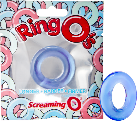 Screaming O RingO – Stretchy Cock Ring Blue > Cock Ring > Single