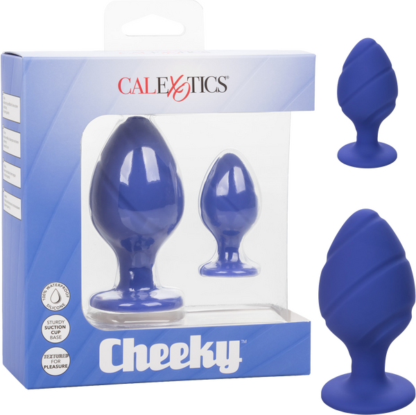 Cheeky Butt Plug Duo (Purple) – Playful Butt Plug Set Purple > Anal Range > Butt Plug Kits