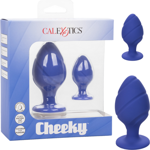 Cheeky Butt Plug Duo (Purple) – Playful Butt Plug Set Purple > Anal Range > Butt Plug Kits