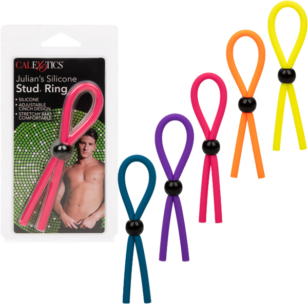Julian's Silicone Stud Ring – Premium Stretchy Silicone Enhancer Ring > Cock Ring > Adjustable
