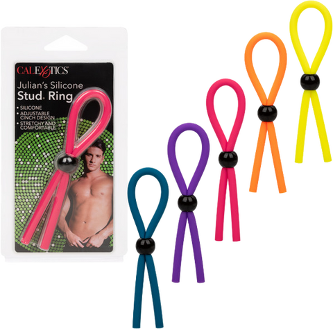 Julian's Silicone Stud Ring – Premium Stretchy Silicone Enhancer Ring > Cock Ring > Adjustable