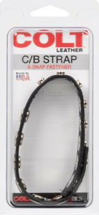 Colt 8 Snap Fastener Leather Strap – Luxury Leather Bondage Strap > Clothes > Mens Leather