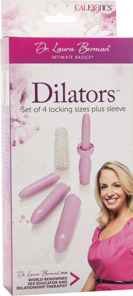 Dr. Laura Berman Intimate Basics Dilator Set – Body Safe ABS Vibrating Massager Dilator Set Purple > Sex Toys > Dilators