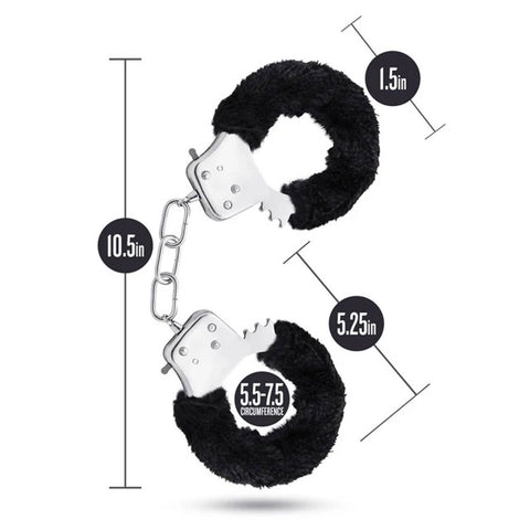 Temptasia Beginner Black Bondage Cuffs with Adjustable Fit > Bondage Gear > Restraints