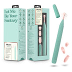 Blush Sage (Green) – Luxury Oscillating Wand Vibrator Green > Vibrators > Ladies > Clitoral Vibrators and Stimulators