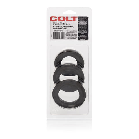 Colt 3 Ring Set for Enhanced Erection Stamina and Comfort COCK RING Set