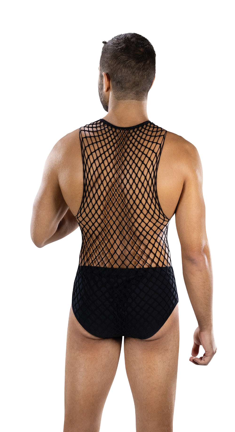 Envy Full Effect Fishnet 2 Piece Set (Black) – Lingerie Set > Clothes > Mens Apparel