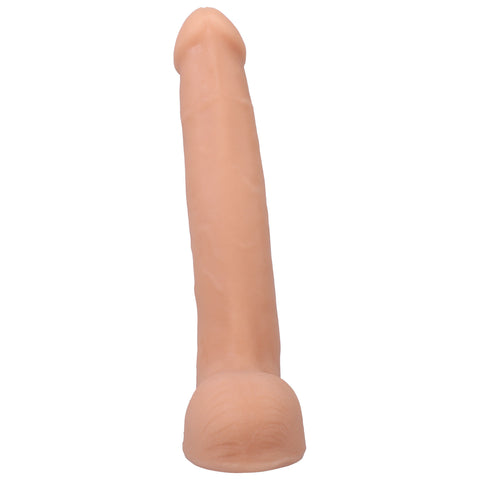 Signature Oliver Flynn 10 Inch Dual Density Ultraskyn Dildo Vanilla Dongs Celebrity