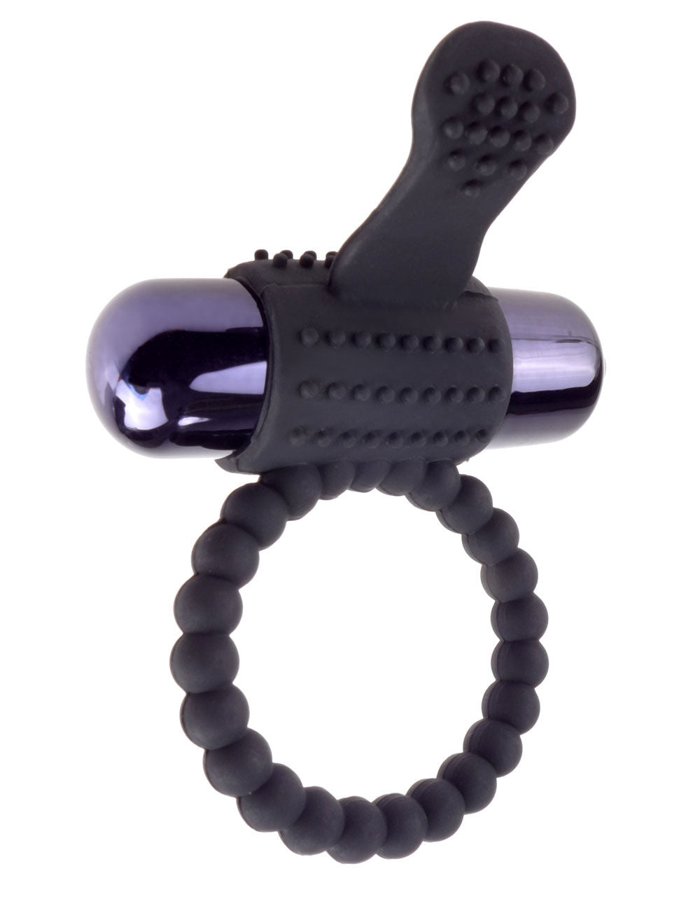 Fantasy Vibrating Silicone Super Ring for Enhanced Pleasure Black Cock Rings Vibrating