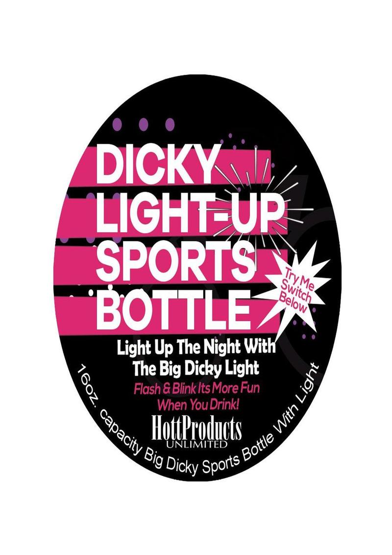 Light Up Pecker Sports Bottle – 16oz Water Bottle with Flashing Light > Novelties > Gag Gifts