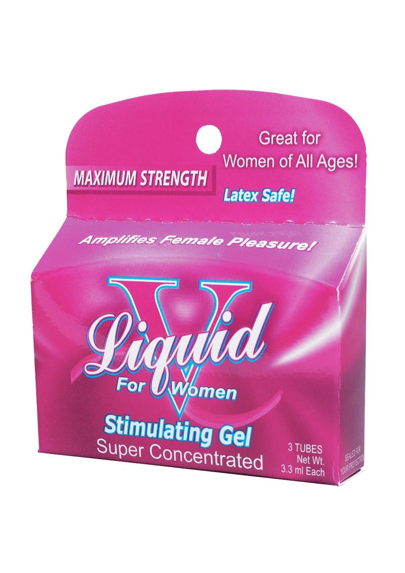 Liquid V Clitoral Stimulating Gel – Thick Formula 3 Tube Box Clitoral Stimulation Gel > Essentials > Womens Enhancers
