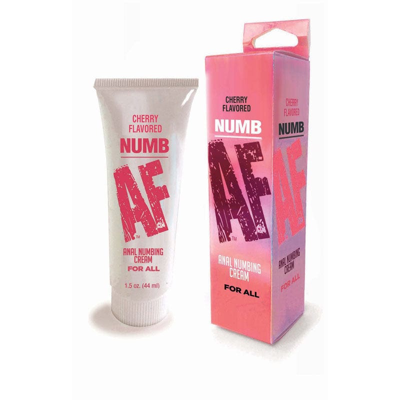 Little Genie ENHANCERS Numb AF - Cherry Flavoured Anal Numbing Cream - 44 ml Tube 685634110280